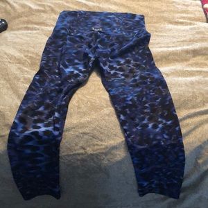 K deer cropped running pants